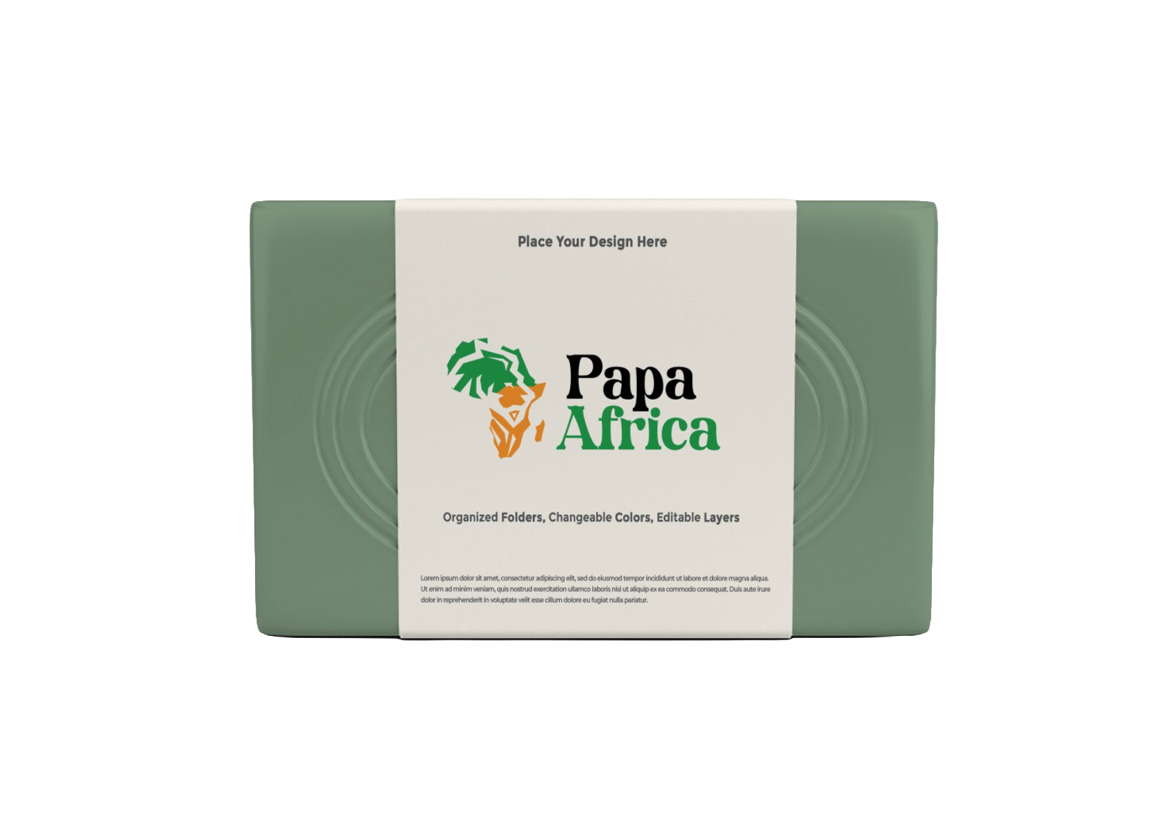 Papa Africa Aloe-Vera and Turmeric Natural Soap